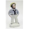 Image 1 : A Victorian Staffordshire figure of a sailor...