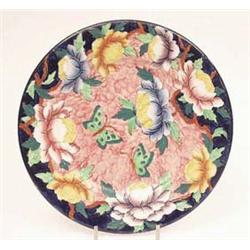 An early 20th century Maling polychrome...