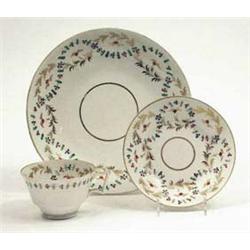 A 19th century Derby cup and saucer with...