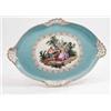Image 1 : A 19th century Meissen tray painted with...