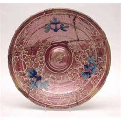 A 17th century Hispano Moresque earthenware...