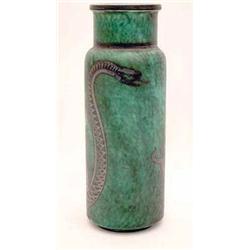 An Art Deco Gustavsberg Argenta ware...