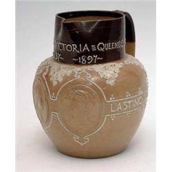 A Doulton Lambeth stoneware Victorian...