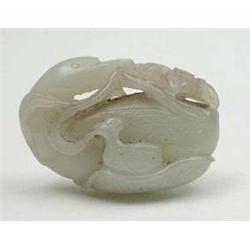 A 19th century Japanese mutton fat jade...