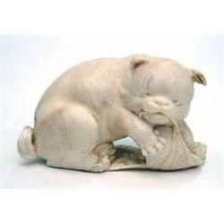 An early 20th century Japanese carved ivory...