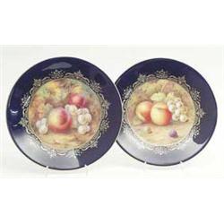 A set of 6 Royal Worcester dessert plates...