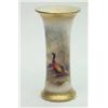 Image 1 : A Royal Worcester spill vase painted with...