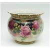 Image 1 : A large Royal Worcester jardiniere with...
