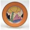 Image 1 : A Clarice Cliff Autumn pattern side plate,...