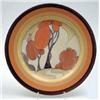 Image 1 : A Clarice Cliff orange Autumn pattern plate,...