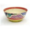 Image 1 : A Clarice Cliff gardenia pattern bowl,...