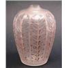 Image 1 : A Lalique pink stained clear and frosted...