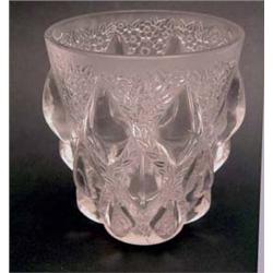 A Lalique frosted and clear glass Rampillon...