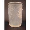 Image 1 : A Lalique opalescent cylindrical Laurier...