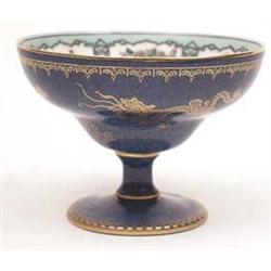 A Wedgwood footed bowl with gilt dragons...