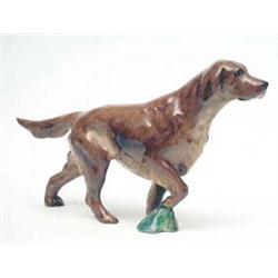A Royal Worcester model of a red setter,...