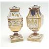 Image 1 : A French Empire porcelain vase and damaged...