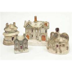 A Victorian Staffordshire cottage pastille...