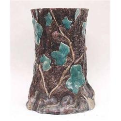 A Victorian Holdcrofts majolica jardiniere...