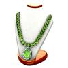 Image 1 : Genuine 42.10 ctw Peridot Necklace 18kt White or Yellow Gold approx. 38.5g