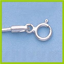 Genuine 16" 14kt Italian Gold-Yellow or White 1.3mm, D/C Snake Chain Gauge:035, 5.8gr