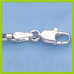 Genuine 16" 14kt Italian Gold-Yellow or White 2.4mm, Puff Box Chain Gauge:135, 6.9gr