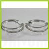 Image 1 : Genuine  0.30 ctw Diamond Earring 18KT White Gold