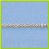 Image 2 : Genuine 16" 14kt Italian Gold-Yellow or White 1.3mm, Hallow D/C Circle Link Chain 0.7gr