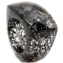 Natural Smokey Quarts Ring 20x32x32mm estimated 1 pc per lot 121.04ctw, size 10