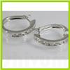 Image 3 : Genuine  1.05 ctw Diamond Earring 18KT White  Gold