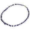 Image 1 : Natural Tanzanite Smooth Teardrop Beads Stringing Necklace Gemstones 93.75ctw with brass clasp