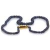 Image 1 : Natural Tanzanite Smooth Faceted Round Gradual Beads Necklace Gemstone 82.70ctw with brass clasp