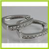 Image 1 : Genuine  1.07 ctw Diamond Earring 18KT White Gold