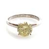 Image 1 : Certified 2.03 ctw Diamond Solitaire Ring 14k White Gold
