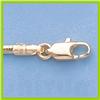 Image 1 : Genuine 16" 14kt Italian Gold-Yellow 1.6mm, D/C Snake Chain Gauge:040, 7.9gr