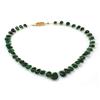 Image 1 : Natural Emarald Smooth Teardrops Briolettes Graduated Stringing Necklace 79.70ctw with brass clasp