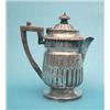 Image 1 : A late Victorian demi fluted silver hot...