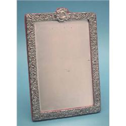 An Edwardian silver mounted rectangular...