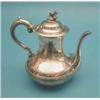 Image 1 : A Victorian silver coffee pot with dragon...