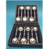 Image 1 : A cased set of 12, 19th century Dutch parcel...