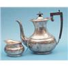 Image 1 : A George V silver coffeepot and matching...