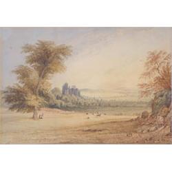 Follower of Copley Fielding, watercolour,...