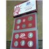Image 2 : 2000 US SILVER PROOF SET (WITH BOX)