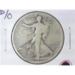 1917-D OBV. WALKING LIBERTY HALF DOLLAR
