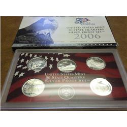 2006 US 50 STATE QUARTERS SILVER PROOF SET
