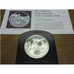 2 OZ STERLING SILVER MEDAL REMBRANT PROOF