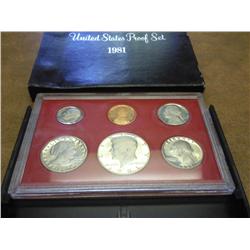 1981 US PROOF SET (WITH BOX)