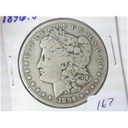 1896-S MORGAN SILVER DOLLAR (BETTER DATE)