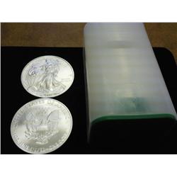 ROLL OF 20-2009 AMERICAN SILVER EAGLES (UNC)