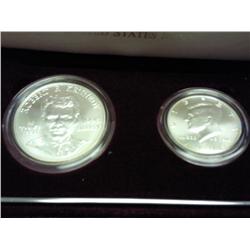 1998 KENNEDY COLLECTORS SET WITH MATTE FINISH JFK